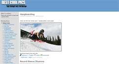 Desktop Screenshot of bestcoolpics.com